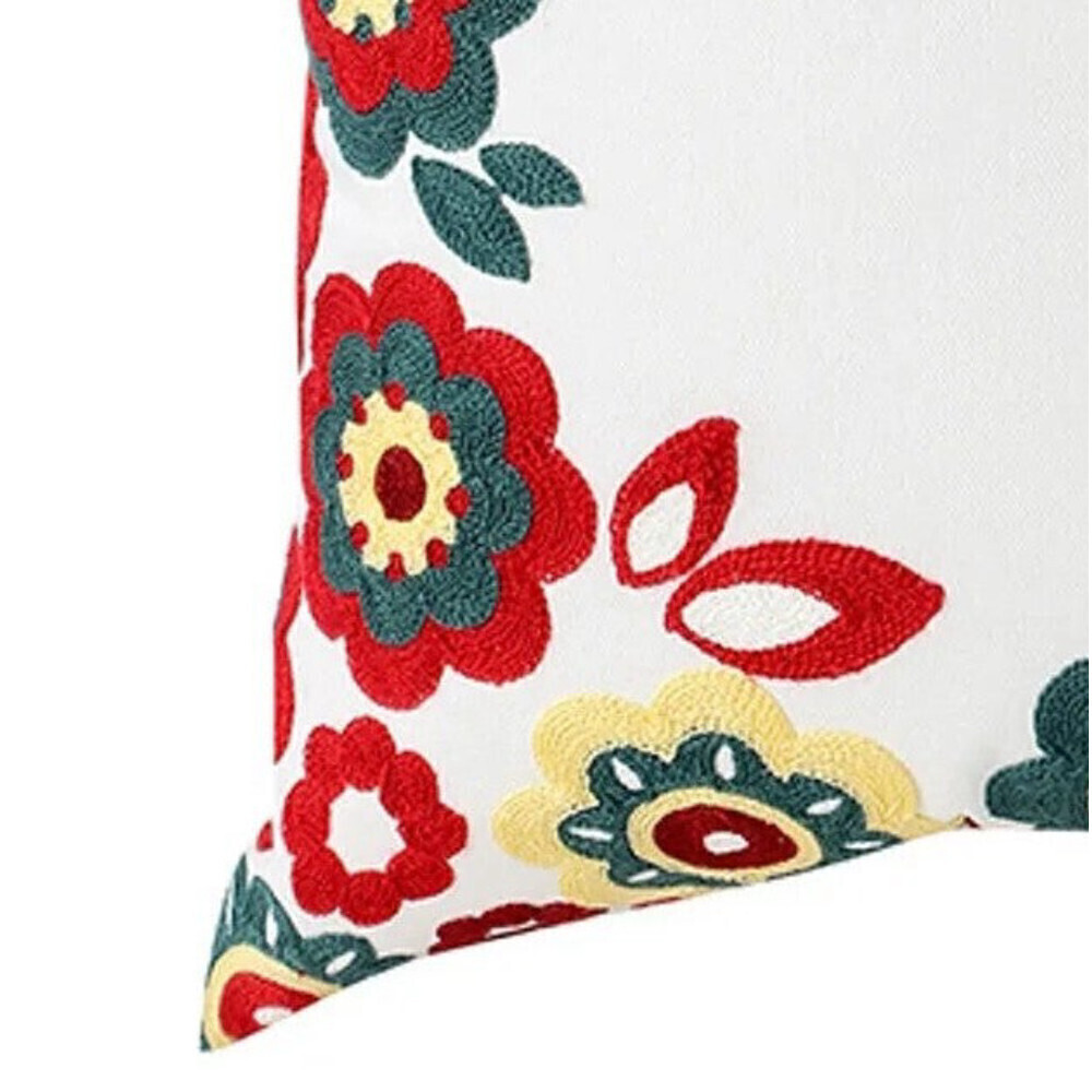 Flower Frame Pattern Pillow Cover - Picture 3 of 4